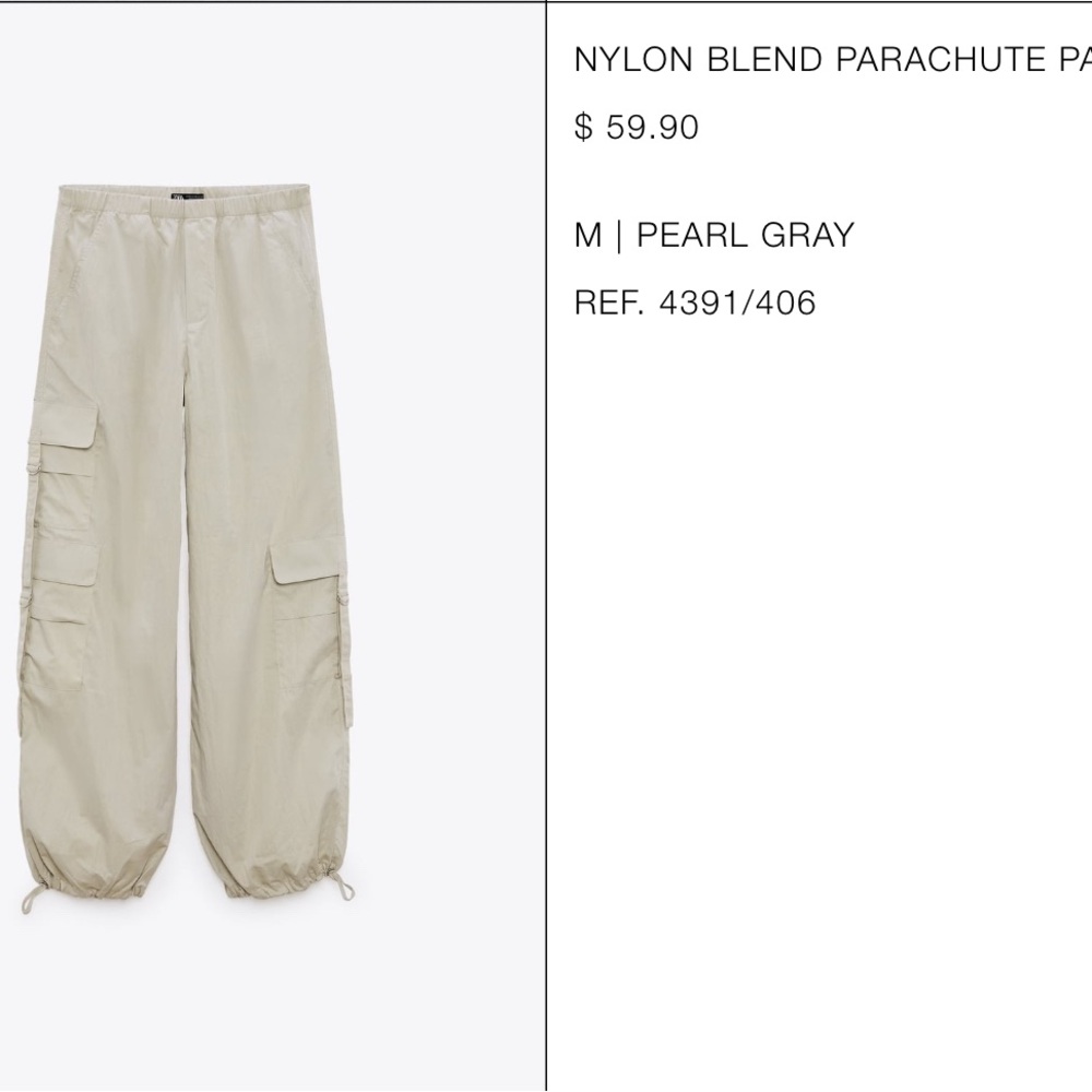 Zara Cargo Pantas